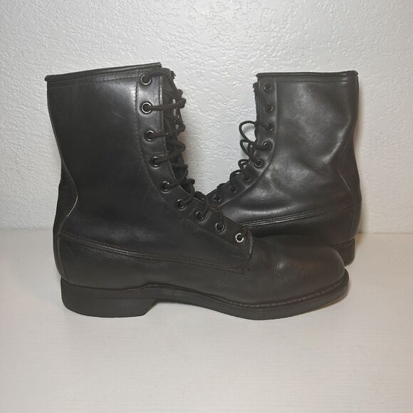 Addison Shoe Company 1978 Vintage Biltrite Boots Mens Size 8W Lace Up Steel Toe - Picture 8 of 10